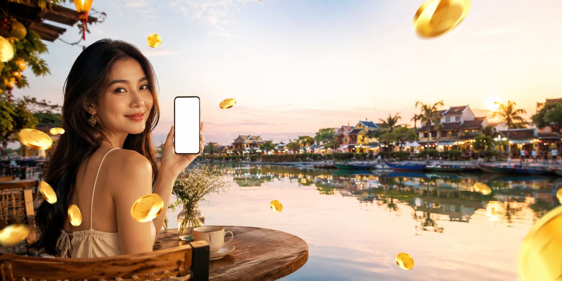 Người dùng Việt Nam trải nghiệm giải trí trực tuyến tại Hội An